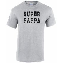 Super Pappa t-paita, harmaa
